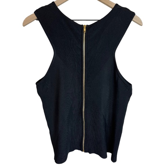 Milly Angled Rib Stretch Shell Top - Picture 6 of 9